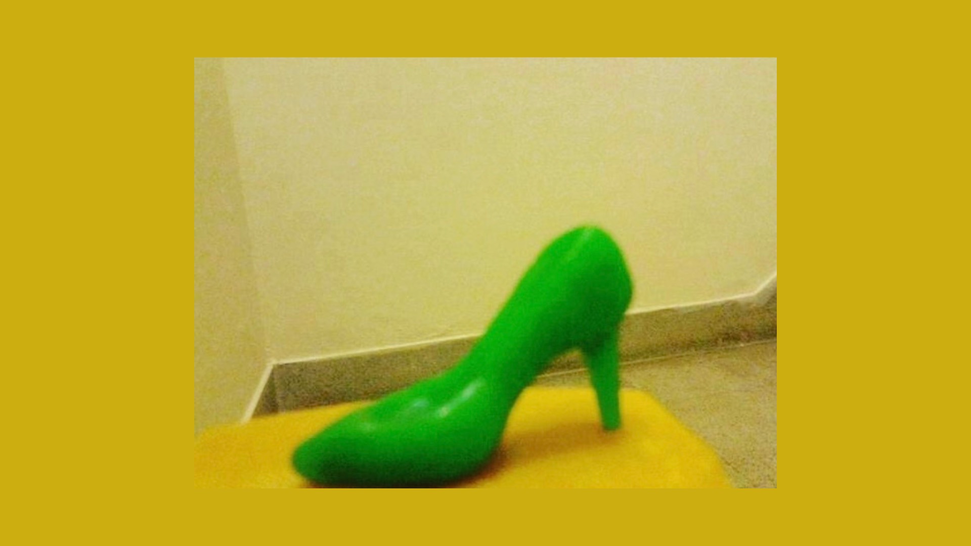 Handcrafted green soap sandal carving - transforming everyday objects into delicate miniature art through skilled soap sculpture