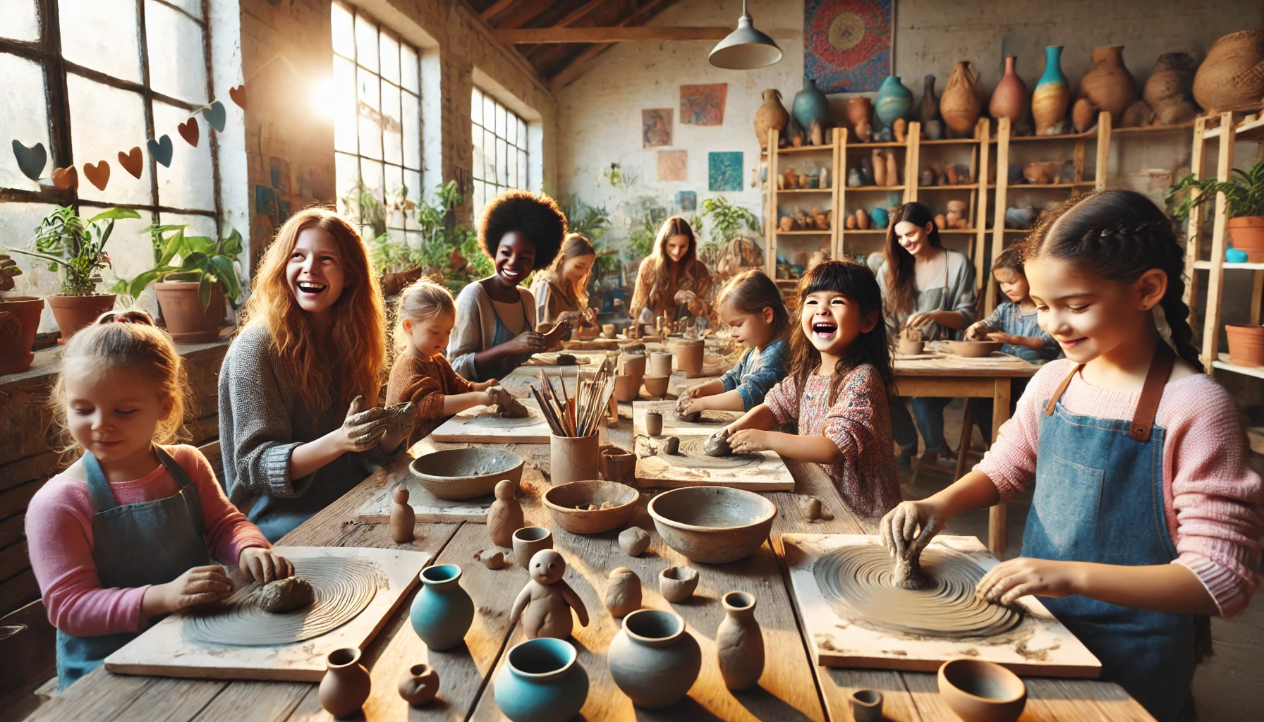 Join our hands-on clay workshops where creativity comes alive! Students of all ages explore air dry clay ideas in our bright, inspiring studio space.