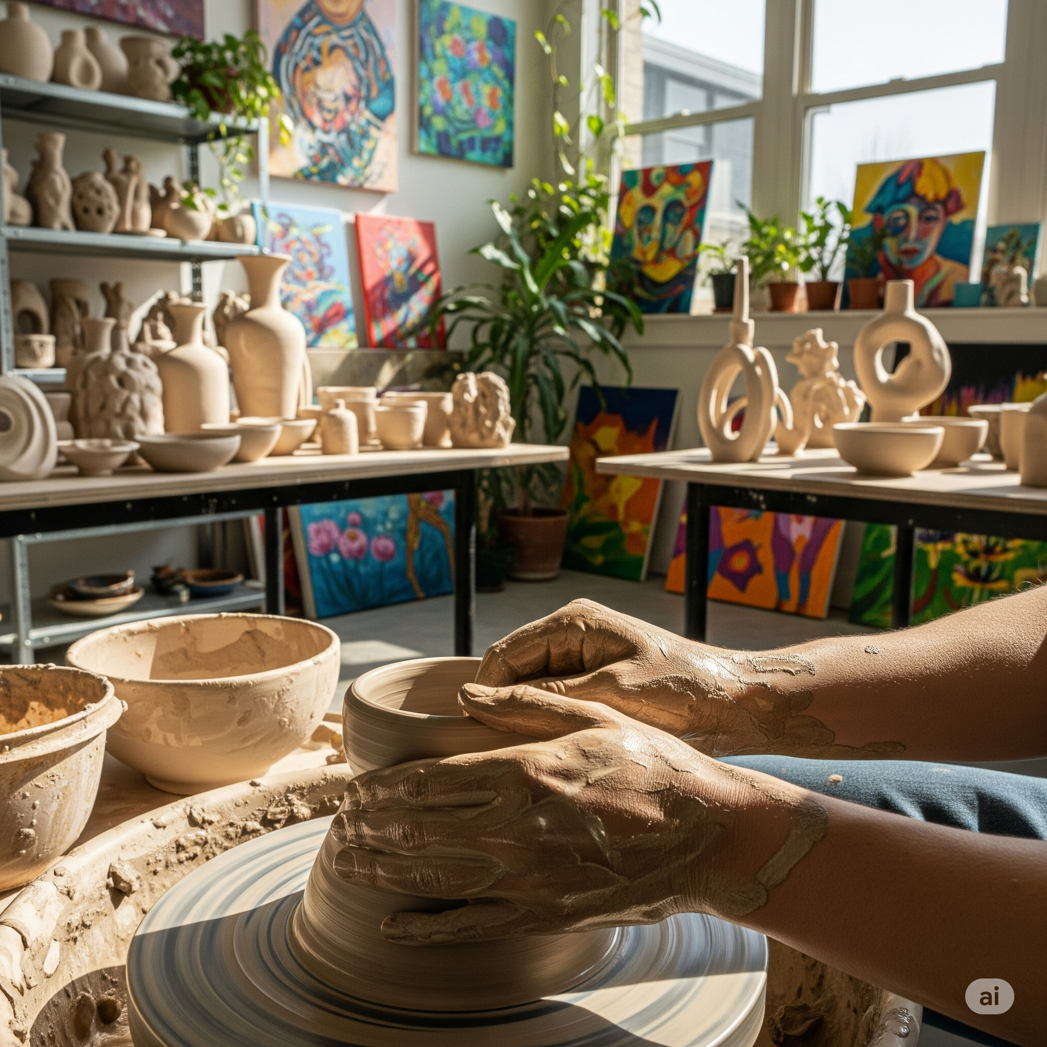 Feel the clay respond to your touch as you learn time-honored sculpting techniques. Our expert instructors provide personalized guidance, helping you master the art of clay modeling through hands-on demonstrations and patient mentorship.